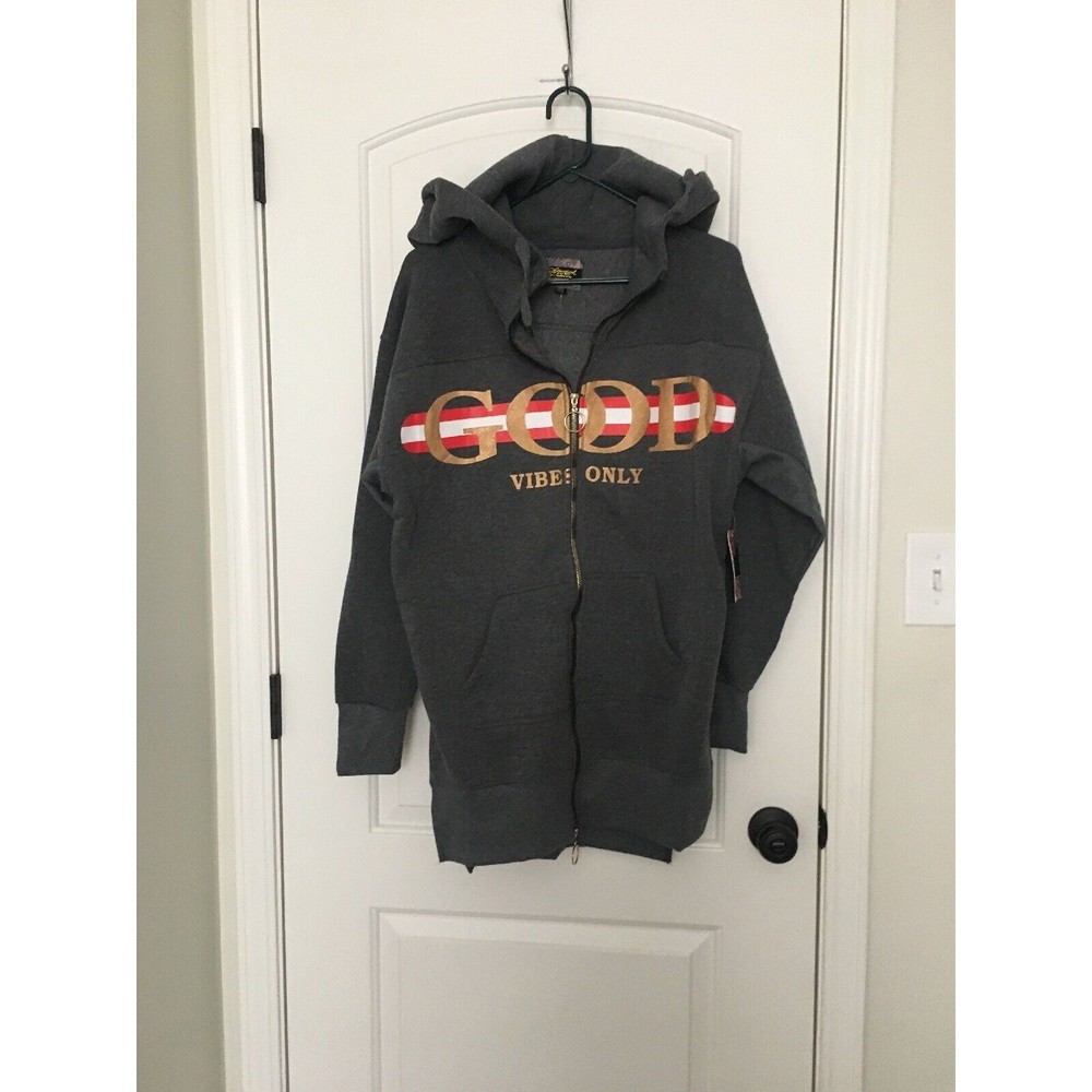 Special One International Women's Striped Full Zip Hoodie Jacket Size Small